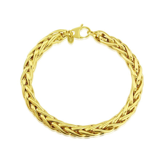9ct Gold Chunky Palmier Bracelet