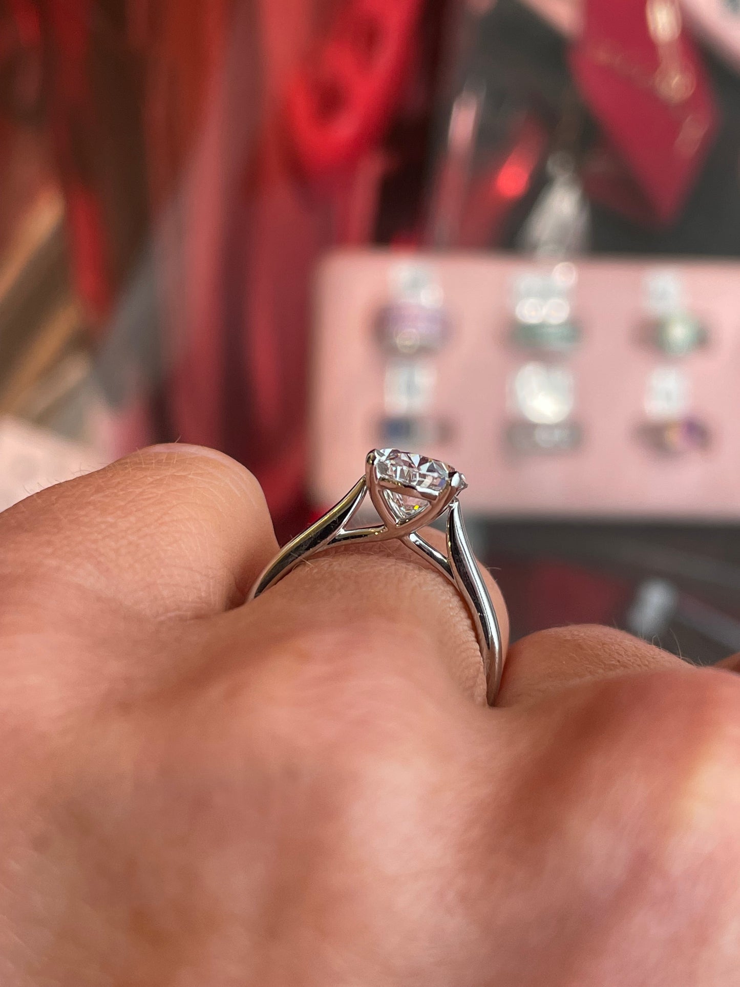 Platinum Oval Solitaire Engagement Ring | 2.53ct Certificated