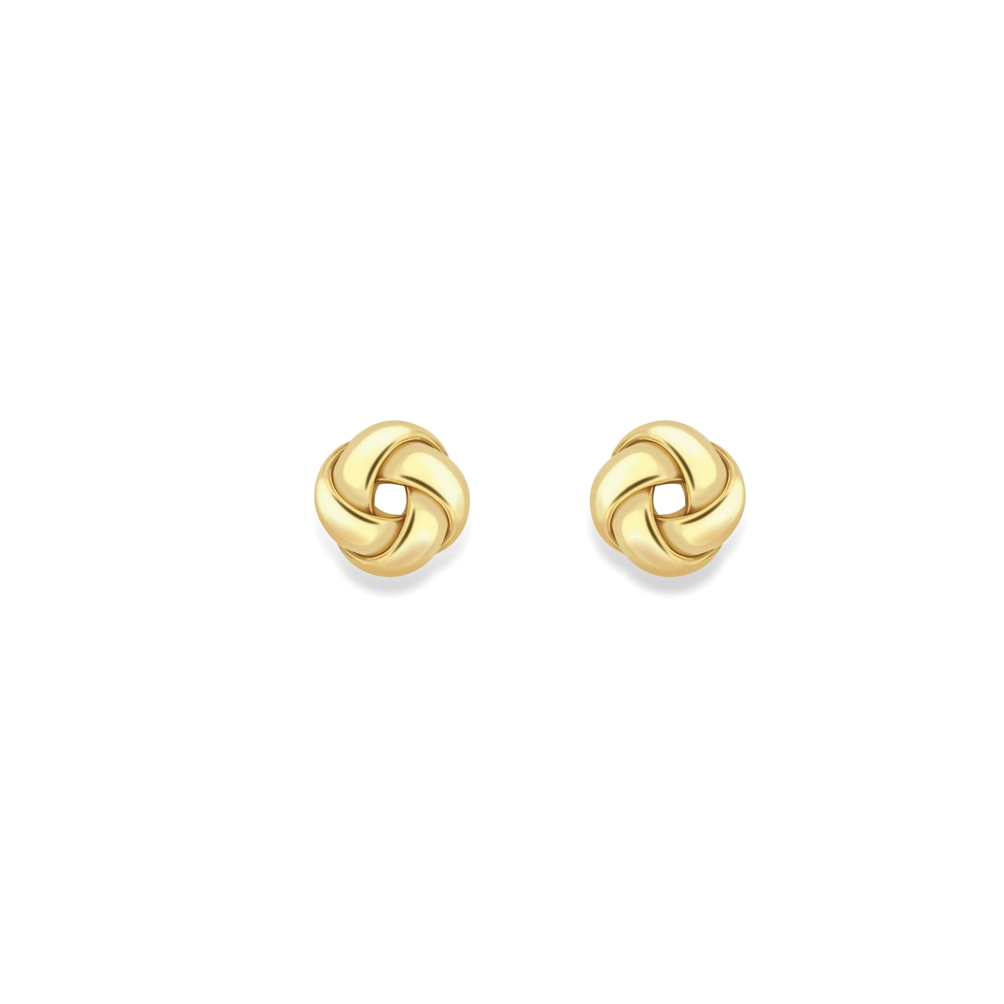 9ct Gold Knot Stud Earrings