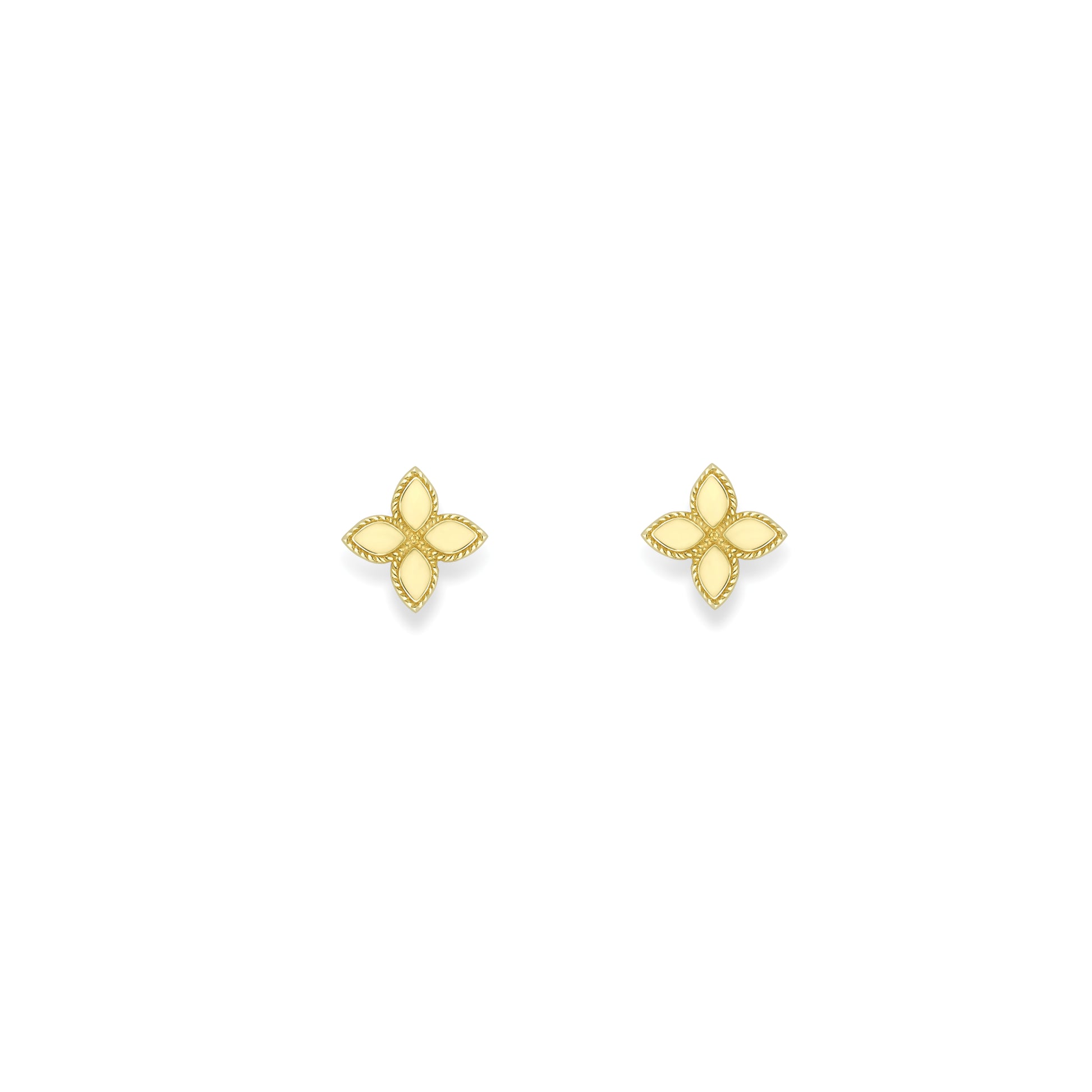 9ct Gold Sweet Louis Stud Earrings - John Ross Jewellers