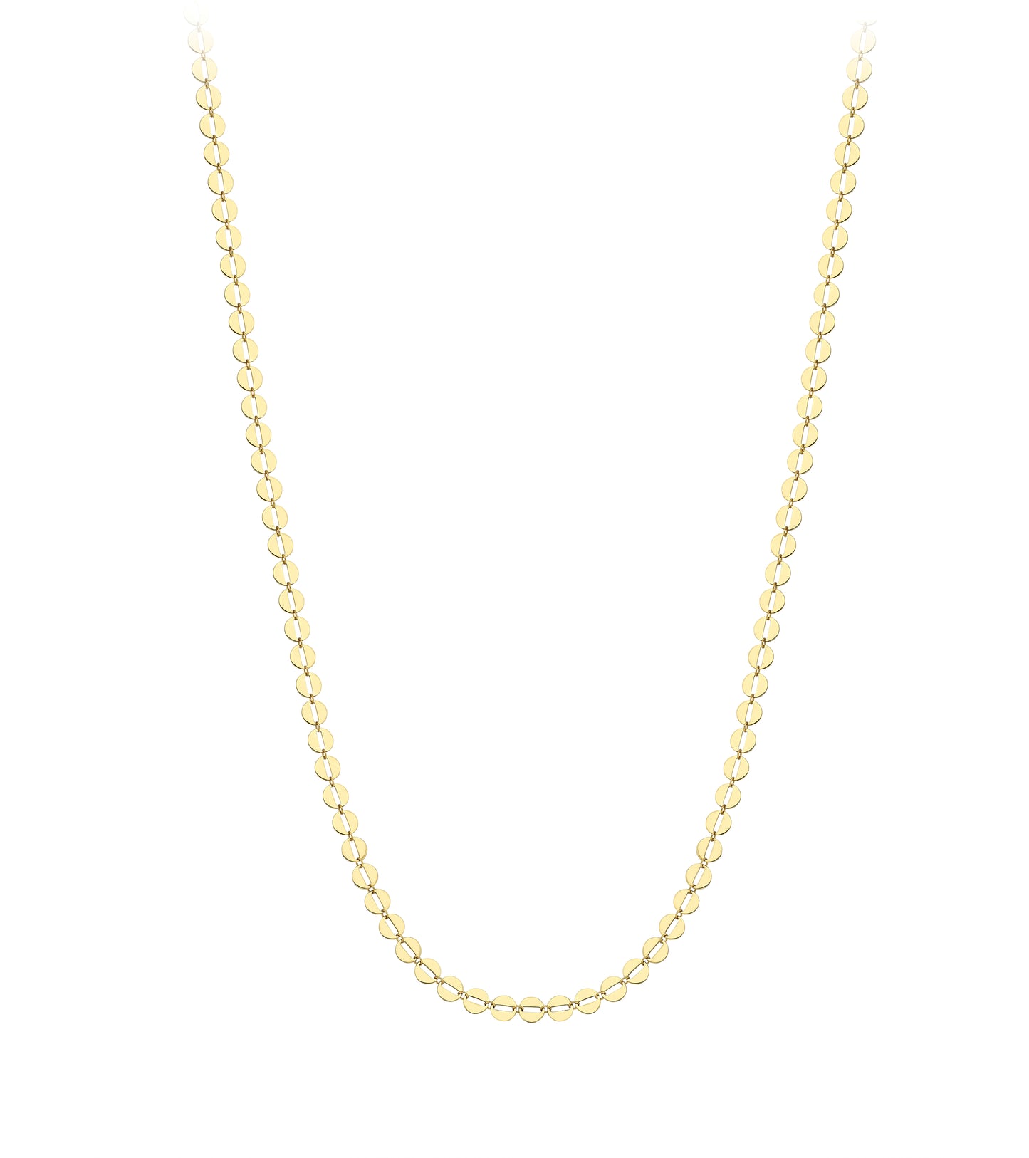 9ct Gold Modern Ovals Necklace - John Ross Jewellers
