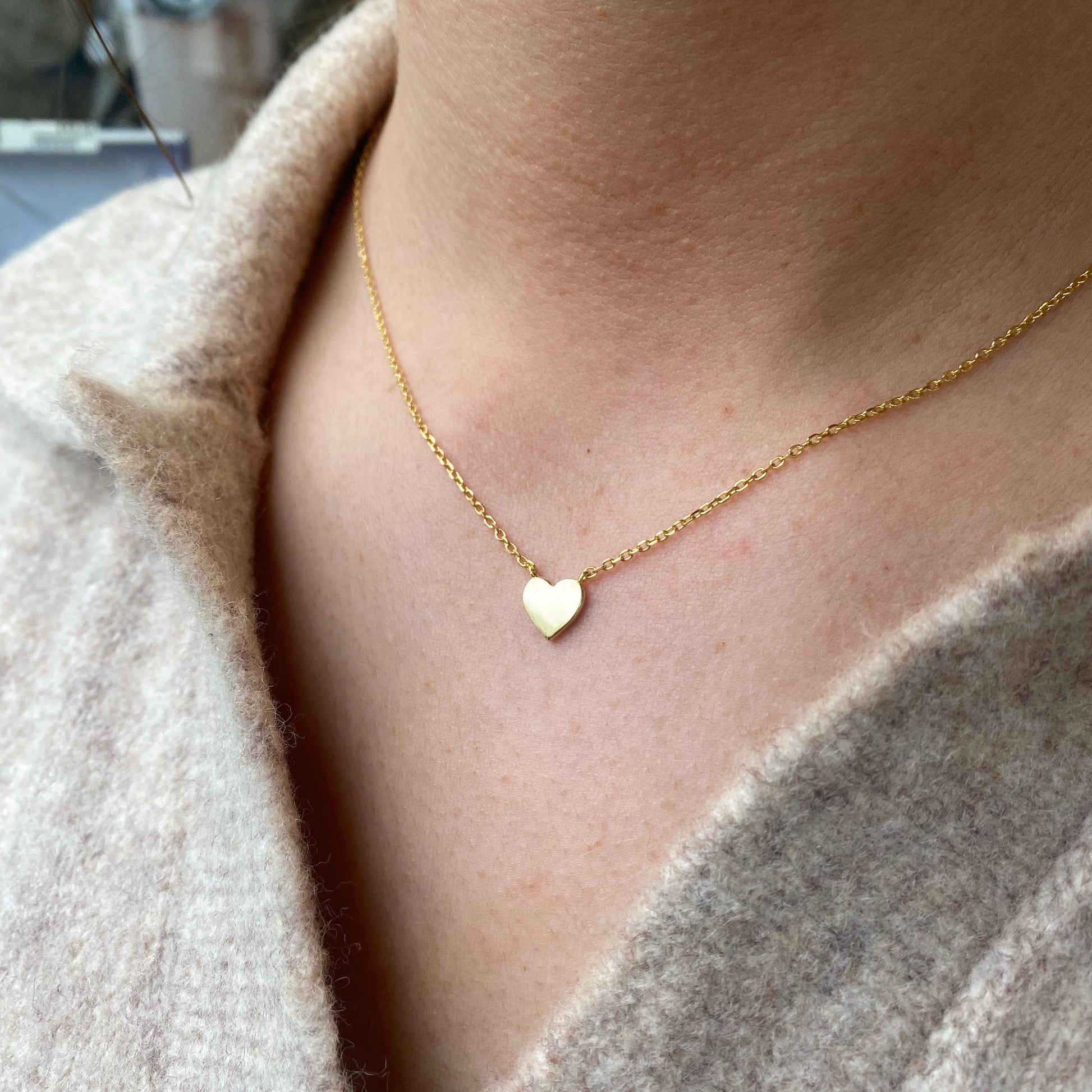 Sunshine Heart Disc Necklace | 40+5cm - John Ross Jewellers