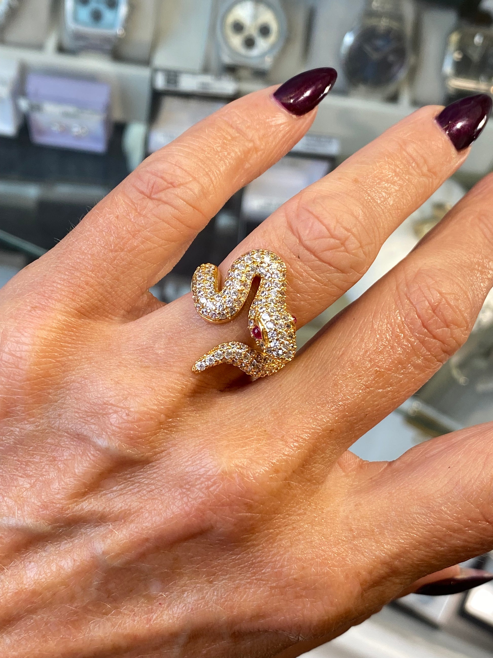 REBECCA Urban Jungle | Serpent Ring - John Ross Jewellers