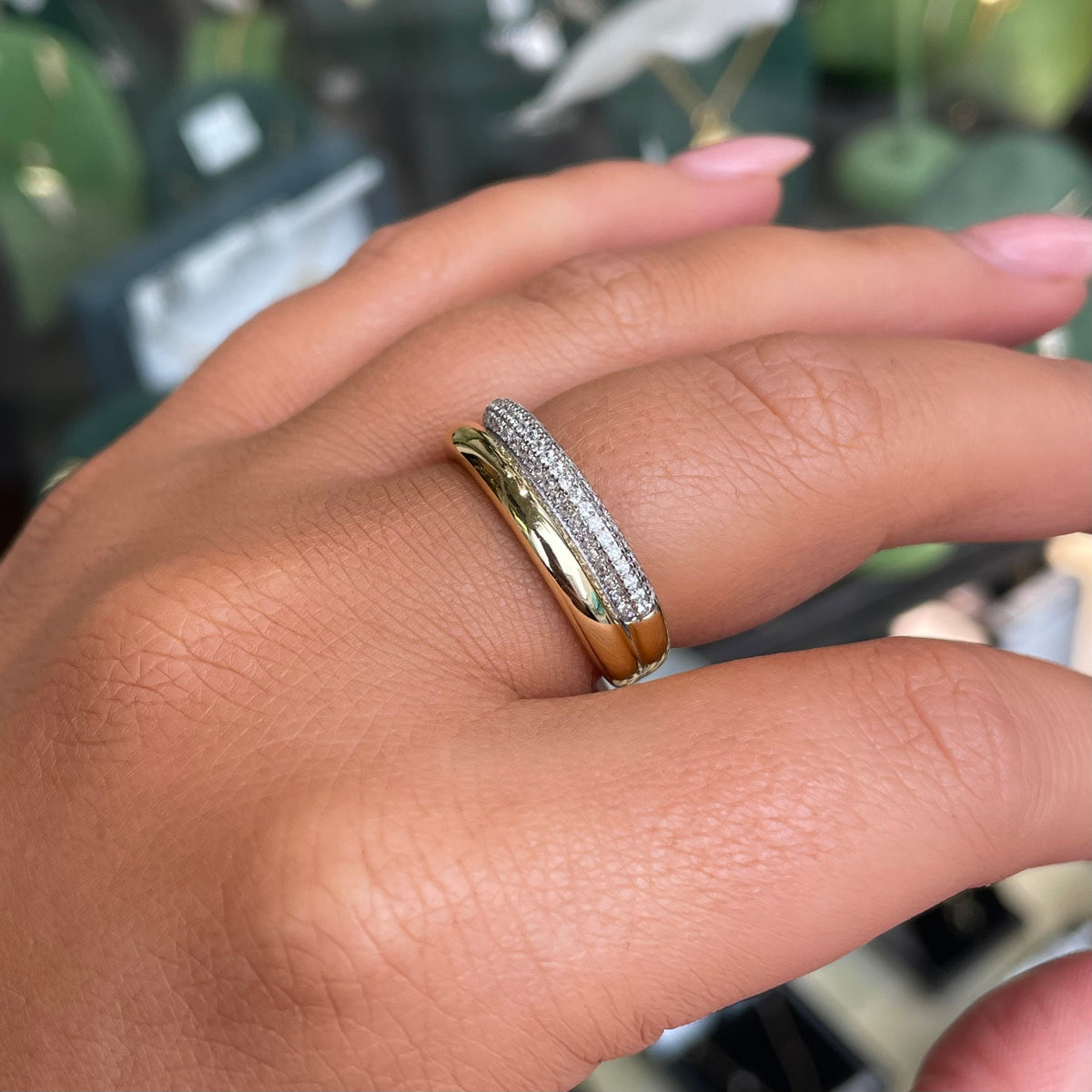 Sunshine CZ Wraparound Ring