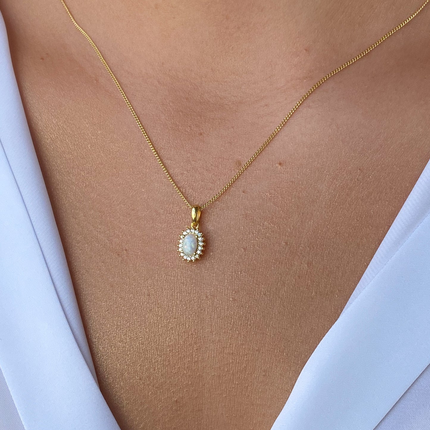 Sunshine CZ Earring & Necklace Set | Opalique & CZ - John Ross Jewellers