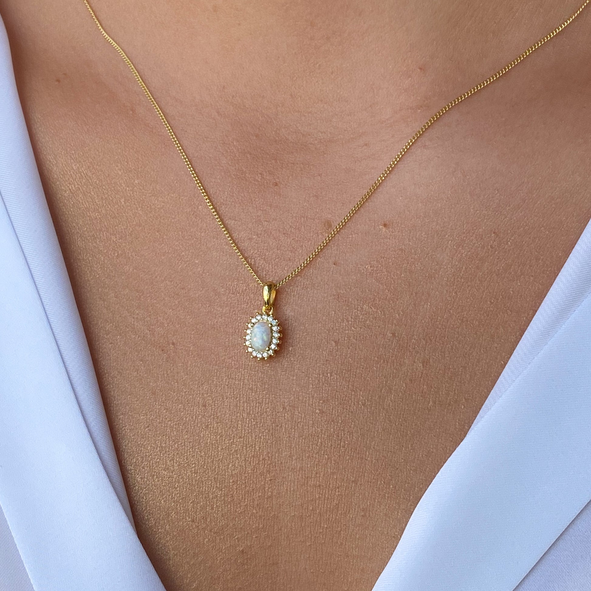 Sunshine CZ Earring & Necklace Set | Opalique & CZ - John Ross Jewellers