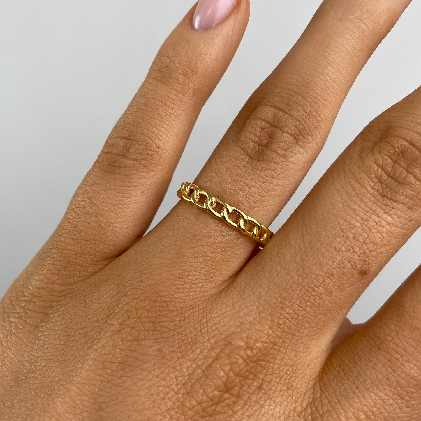 Sunshine Chain Link Ring - John Ross Jewellers