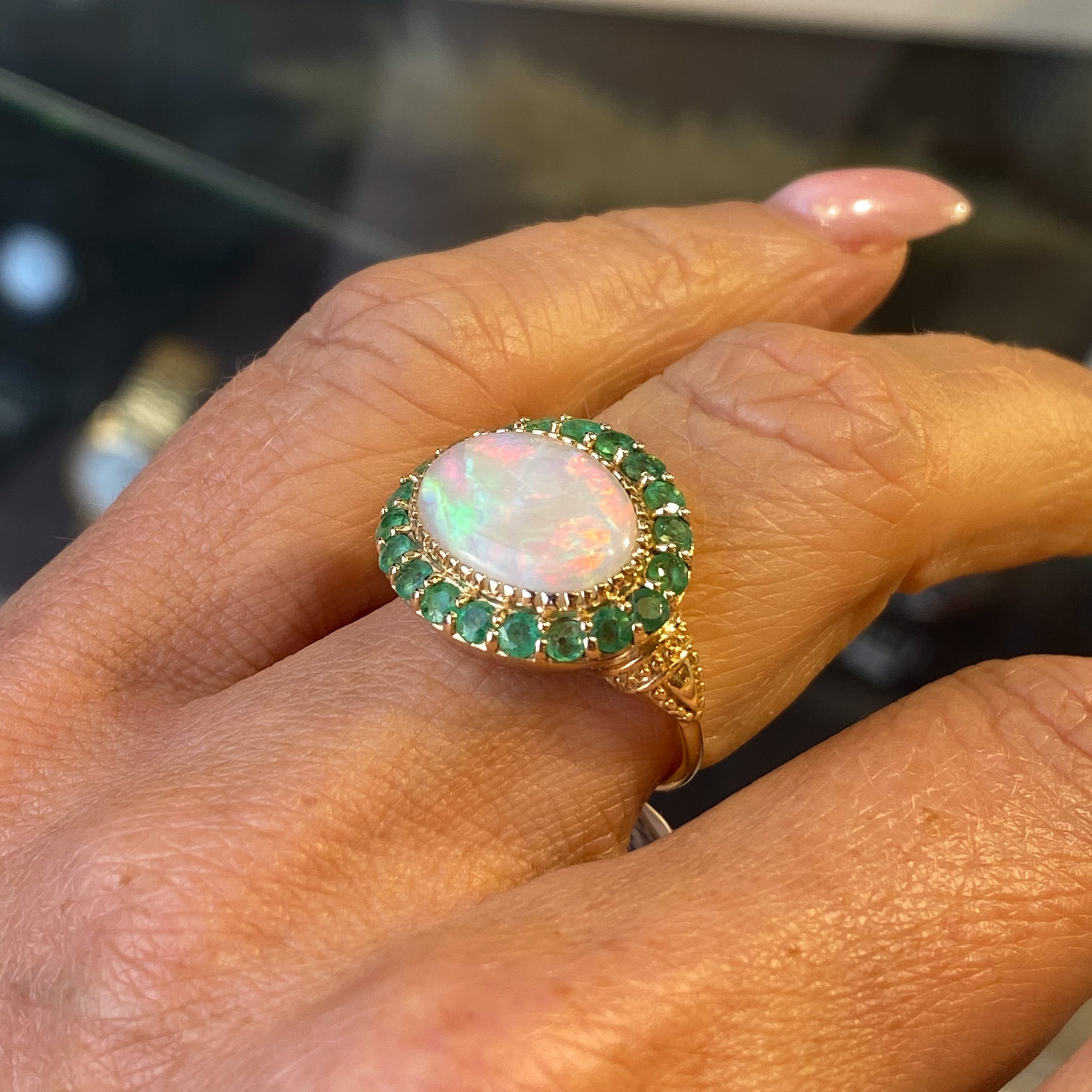 Emerald on sale and opal