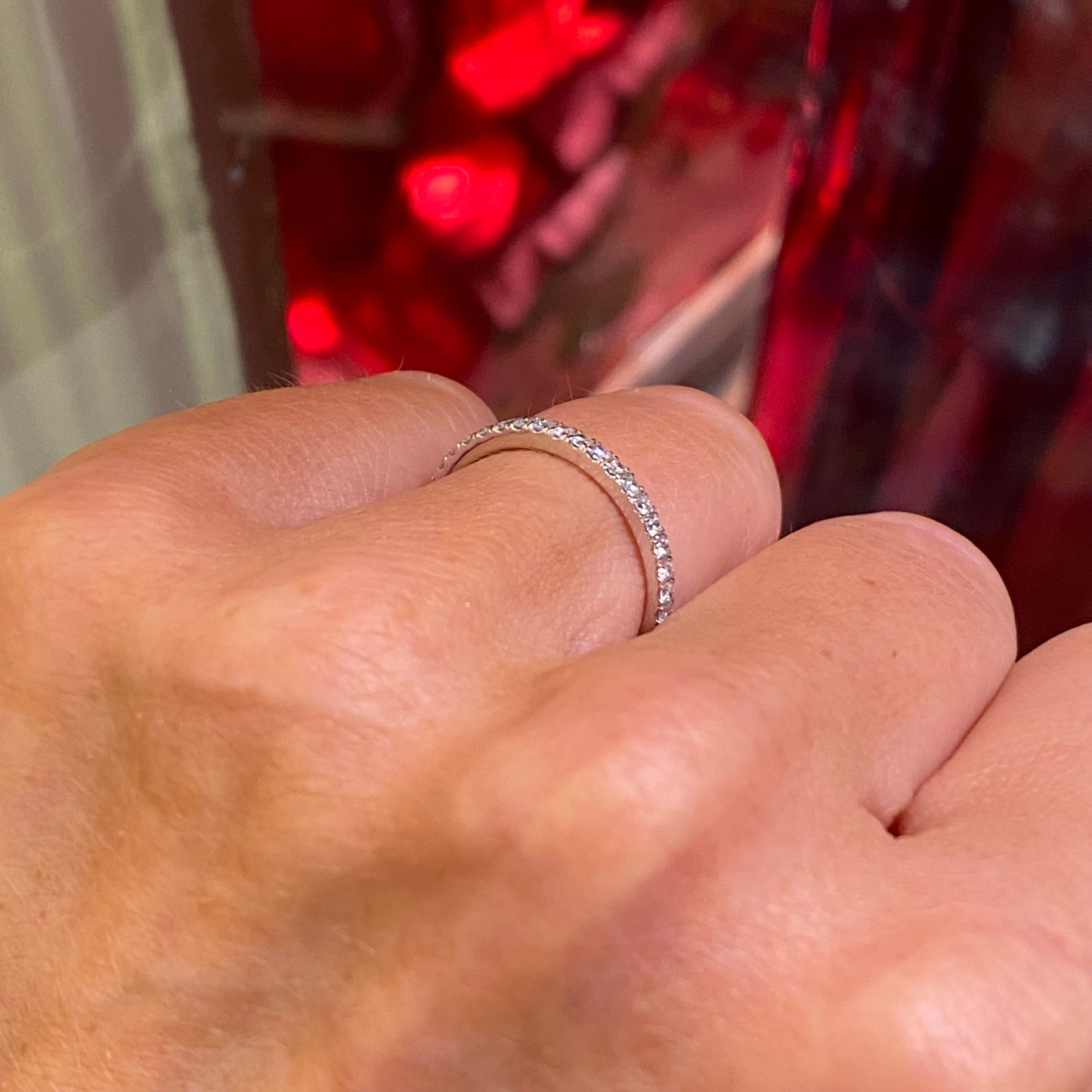 Platinum Eternity Ring | Lab Grown 0.26ct