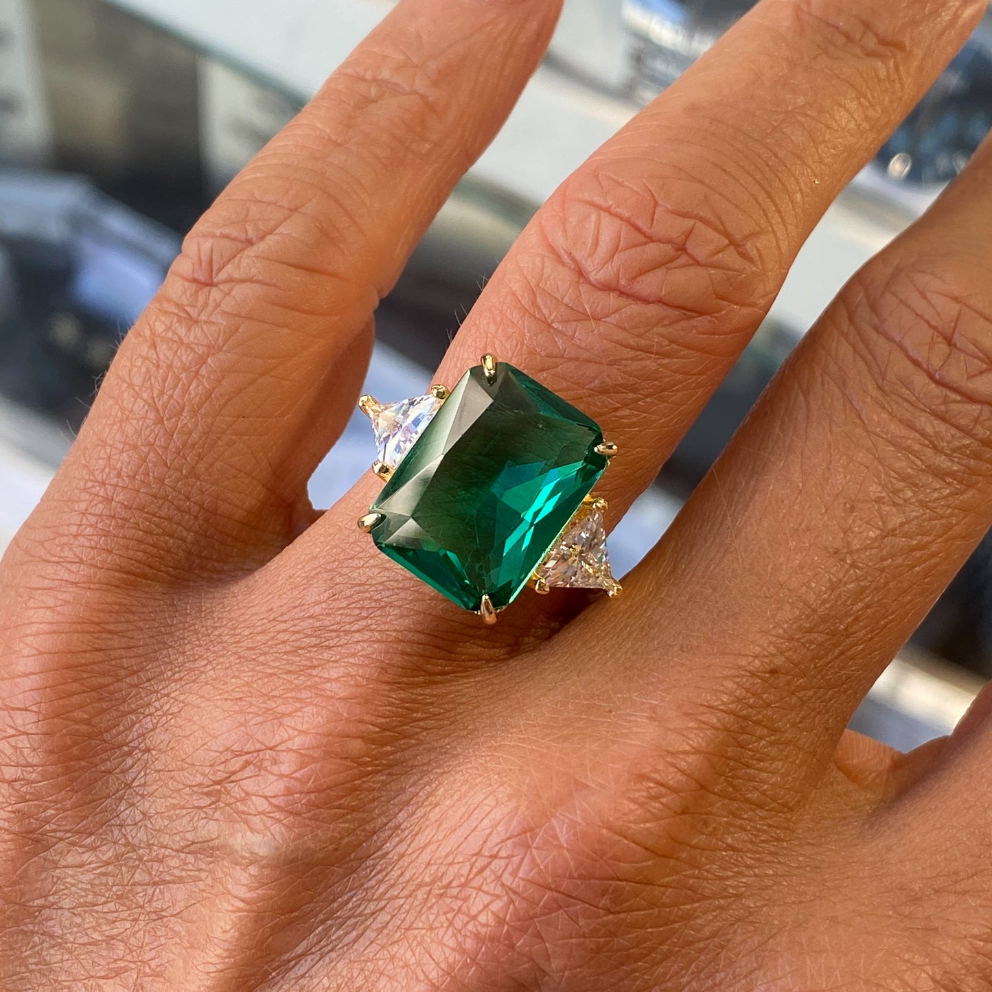 Sunshine Paraiba Statement Ring