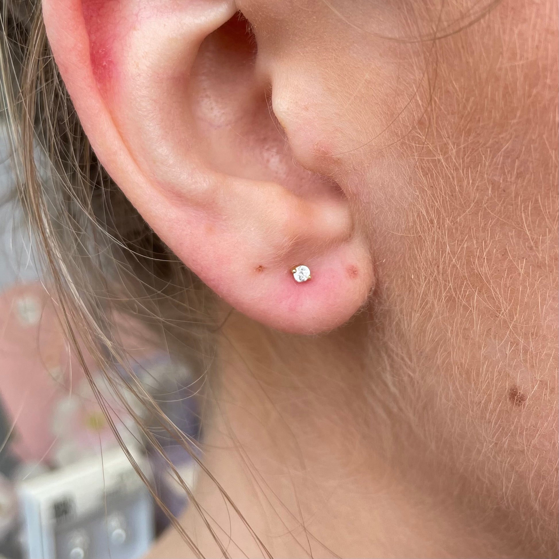 Sunshine 1.5mm CZ Nano Stud Earrings - John Ross Jewellers