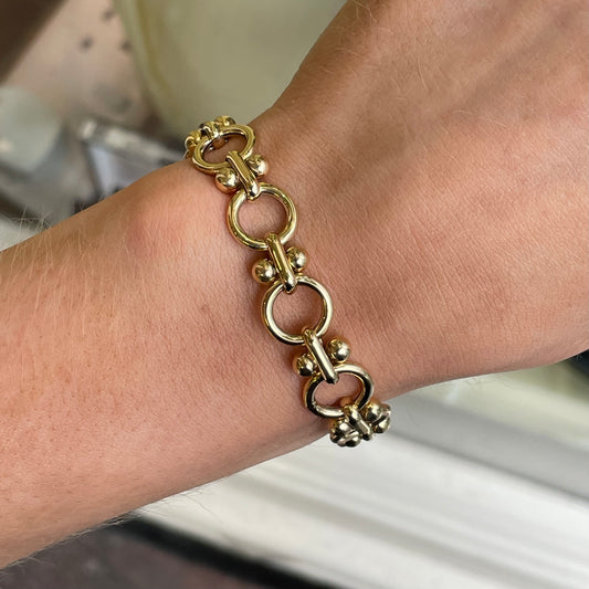 9ct Gold Fancy Rio Bracelet