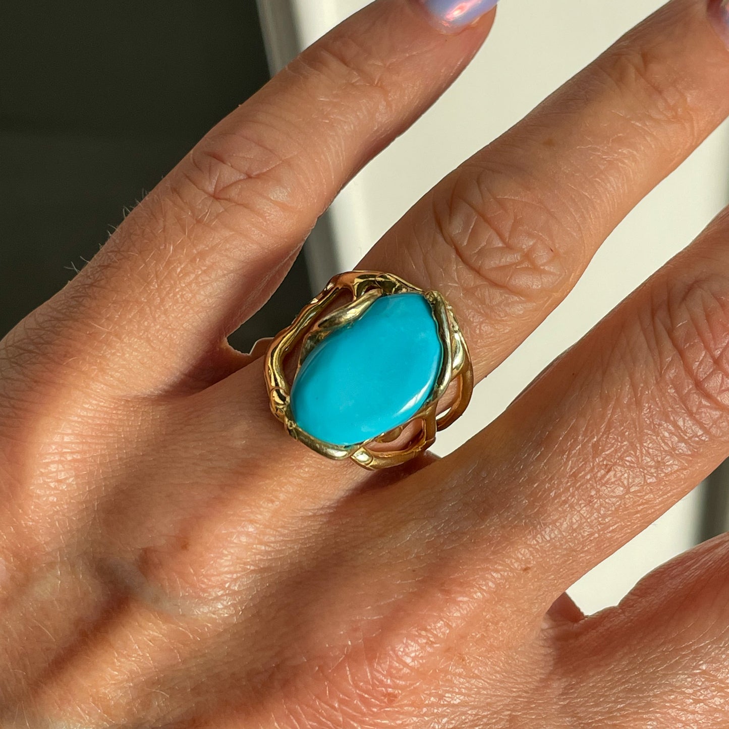 Turquoise Ring | Oval - John Ross Jewellers
