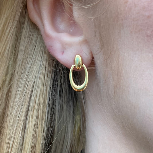 Sunshine Doorknocker Drop Earrings