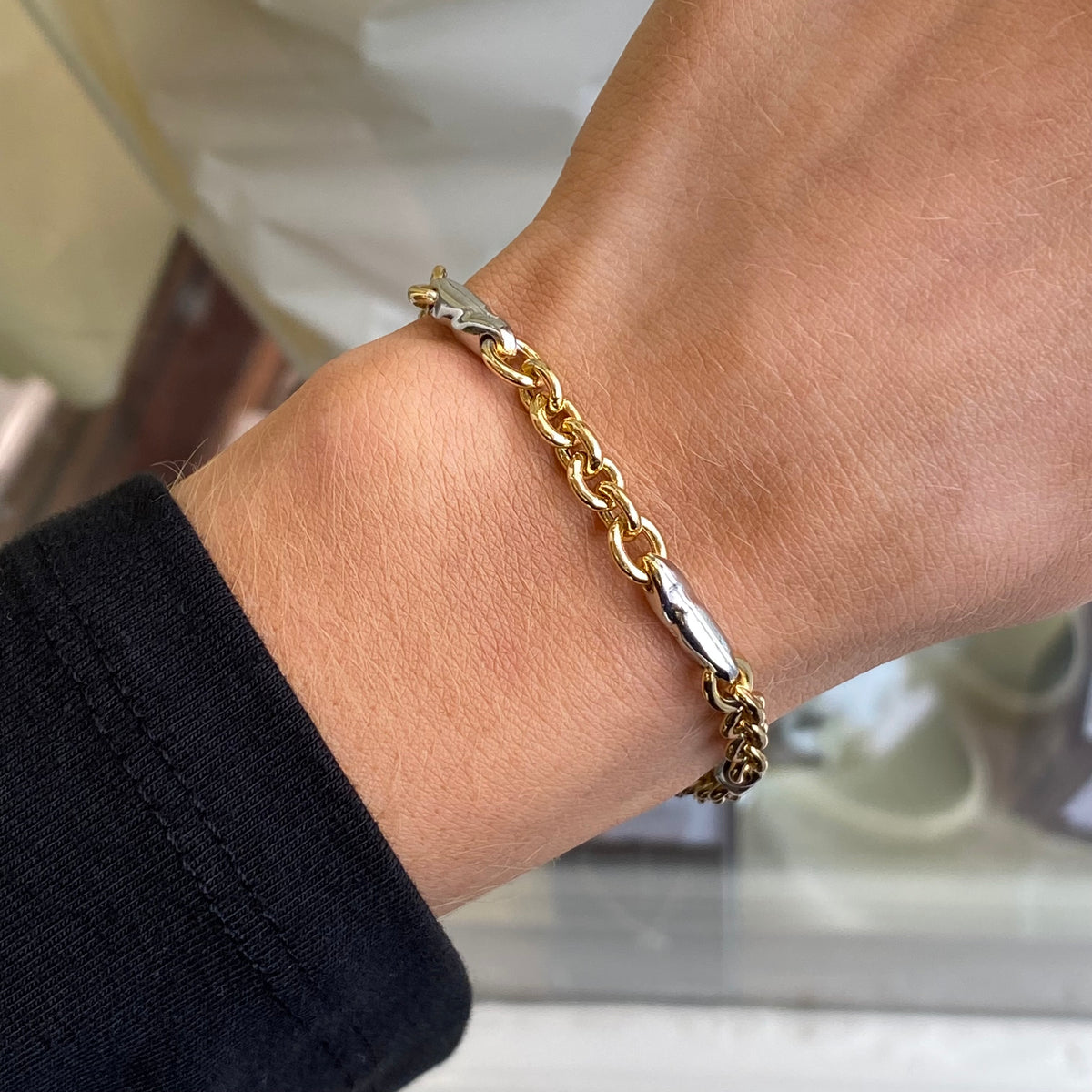 Sunshine Two Tone Bracelet | 21cm