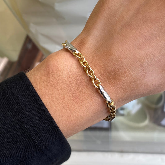 Sunshine Two Tone Bracelet | 21cm