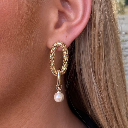 REBECCA Diva - Pearl Drop Earrings