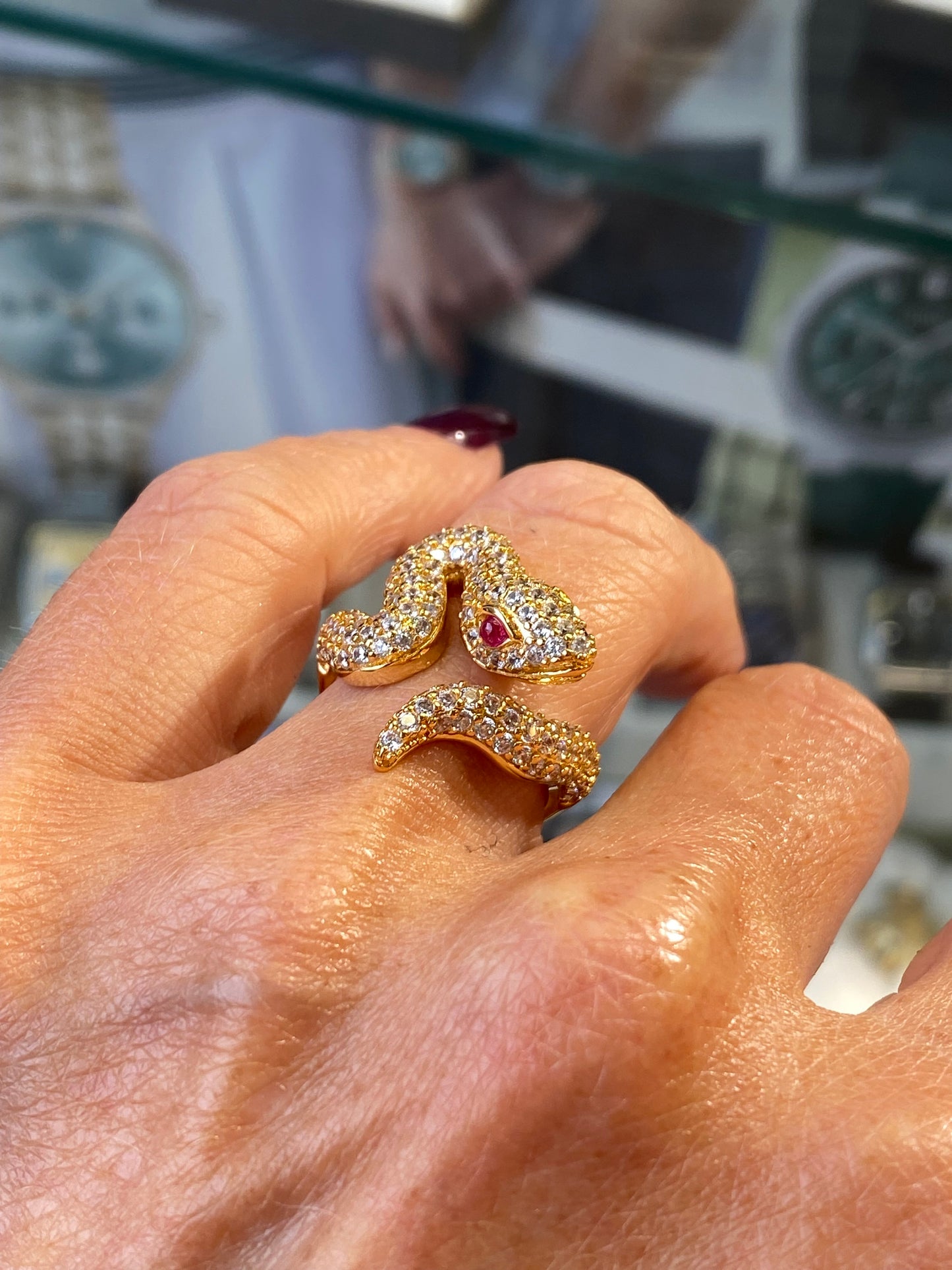 REBECCA Urban Jungle | Serpent Ring - John Ross Jewellers