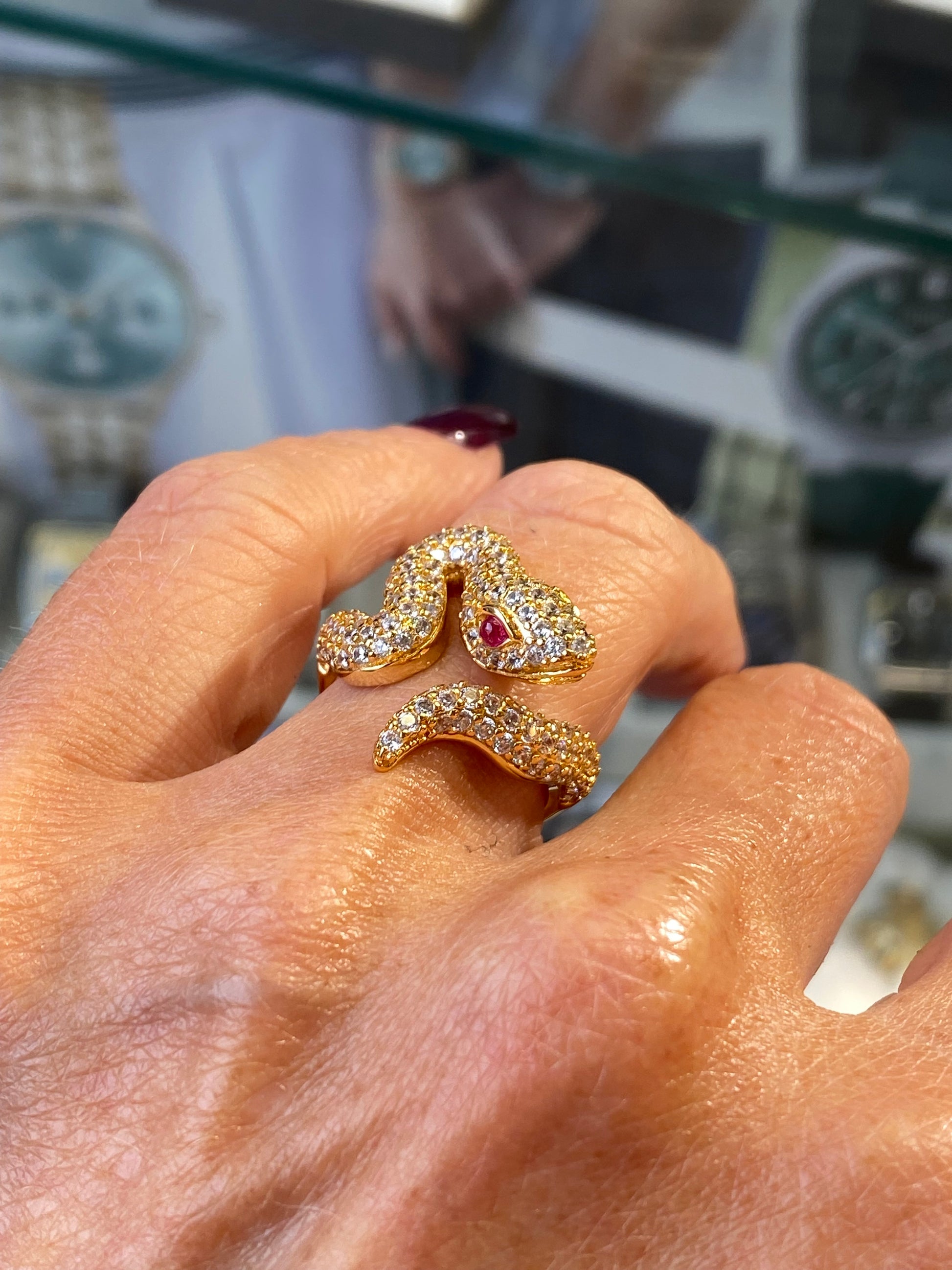 REBECCA Urban Jungle | Serpent Ring - John Ross Jewellers