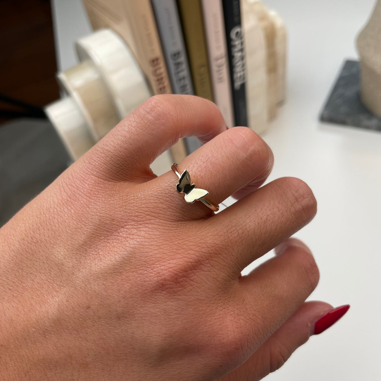 Sunshine Pretty Butterfly Ring - John Ross Jewellers