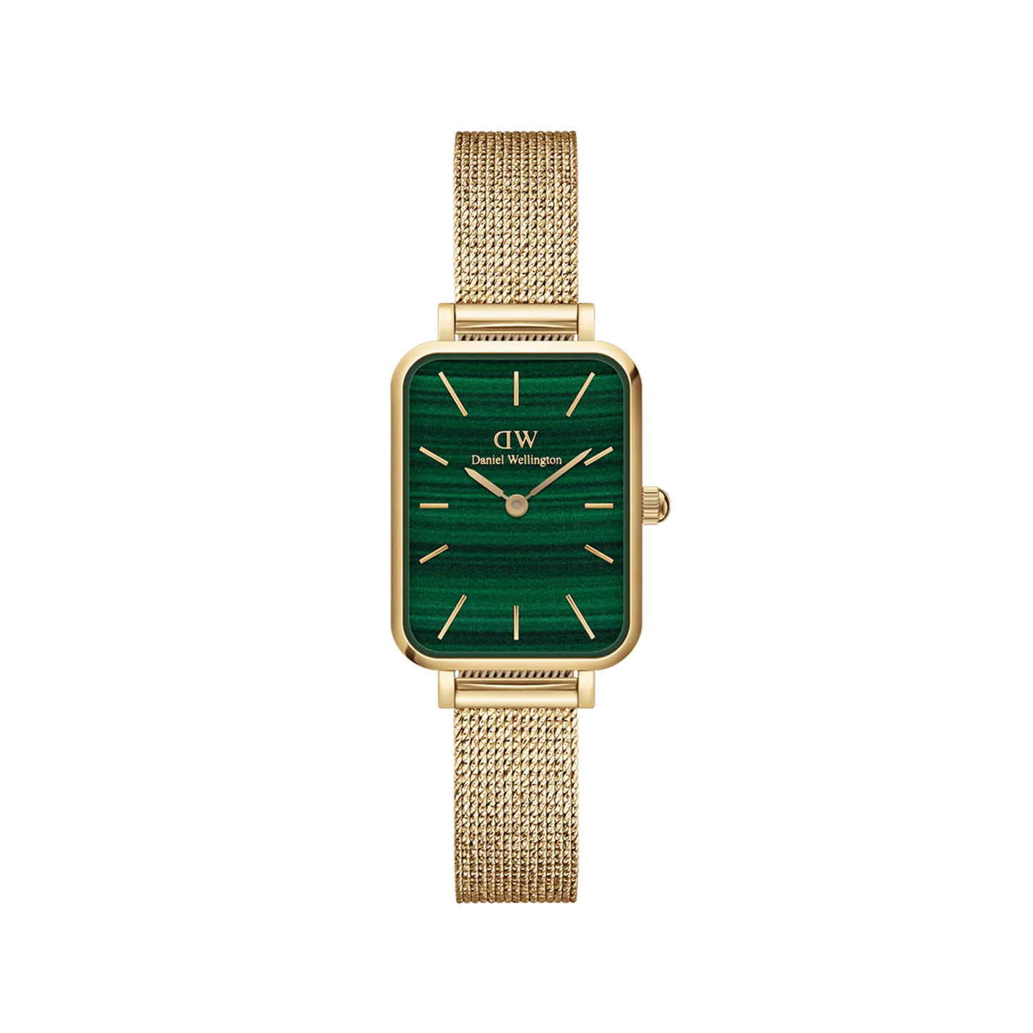 Daniel Wellington Watch Quadro Pressed Evergold | Green - John Ross Jewellers