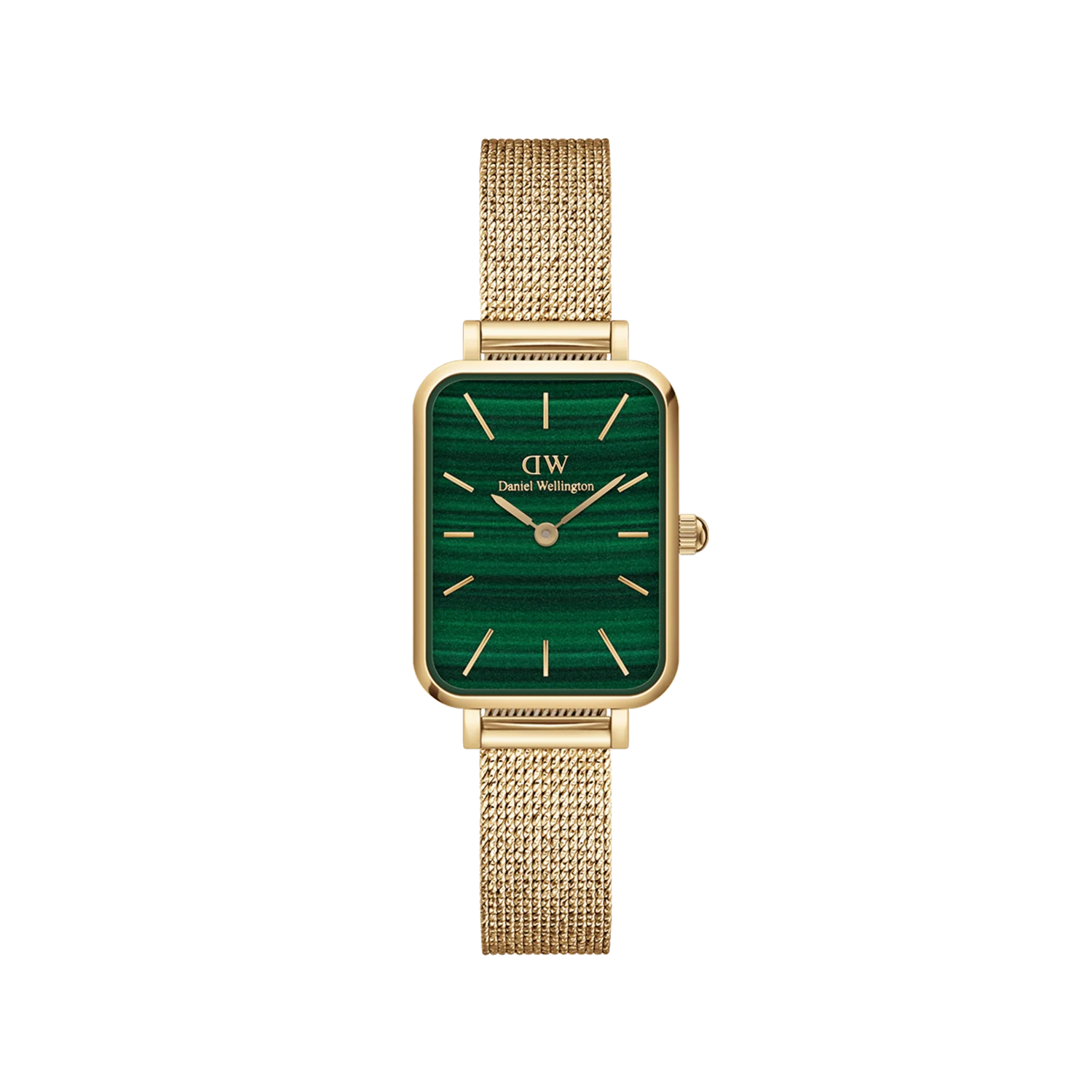 Daniel Wellington Watch Quadro Pressed Evergold | Green - John Ross Jewellers