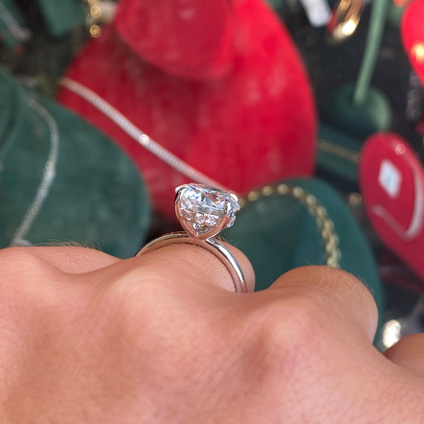 Platinum Solitaire Engagement Ring | 4.03ct Lab Certificated