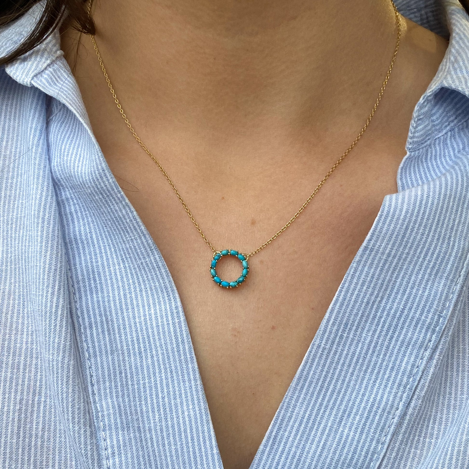 Sunshine Magnesite Eternity Necklace - John Ross Jewellers