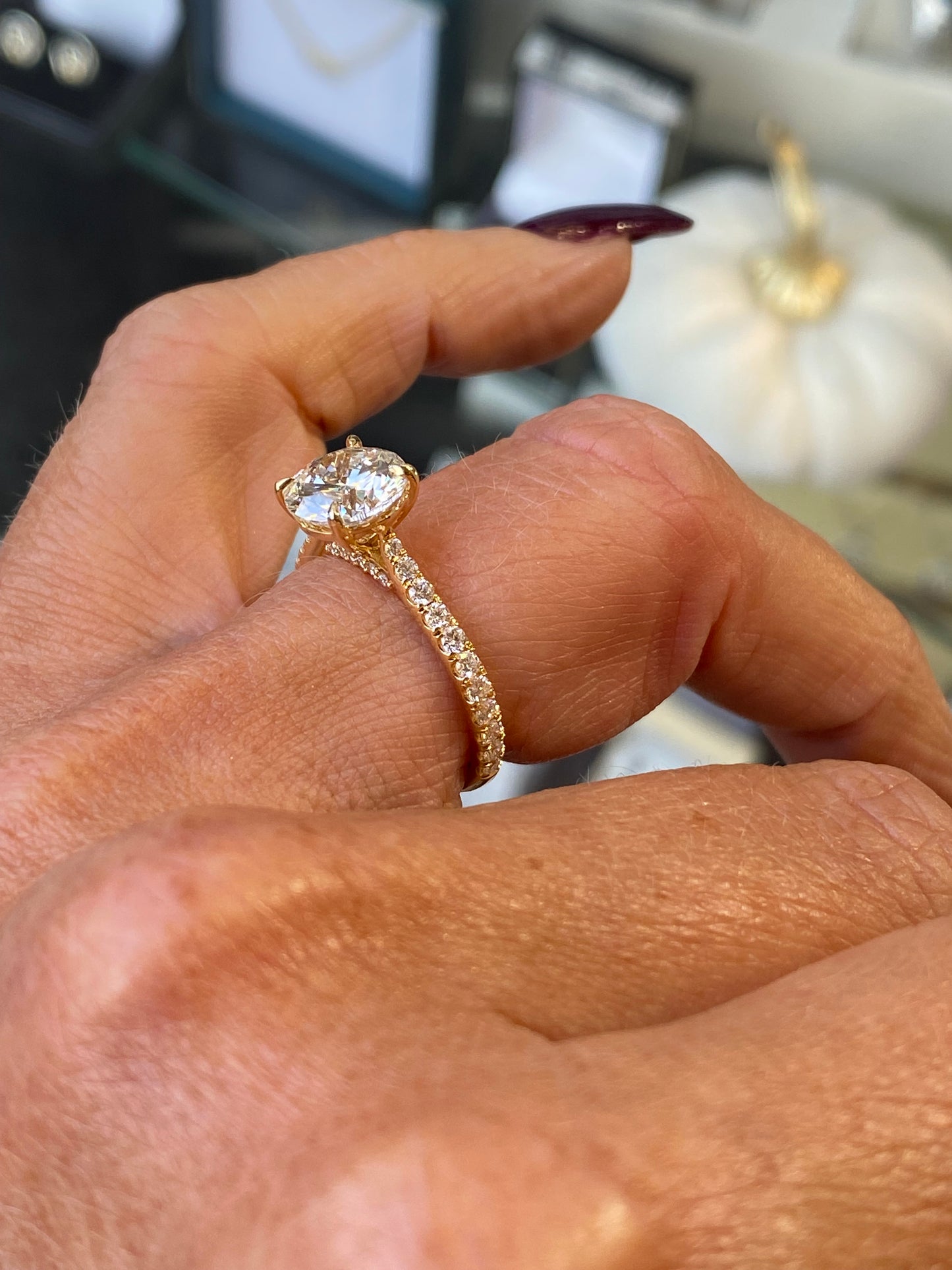 18ct Gold Solitaire Engagement Ring | Certificated Lab 2.01ct - John Ross Jewellers