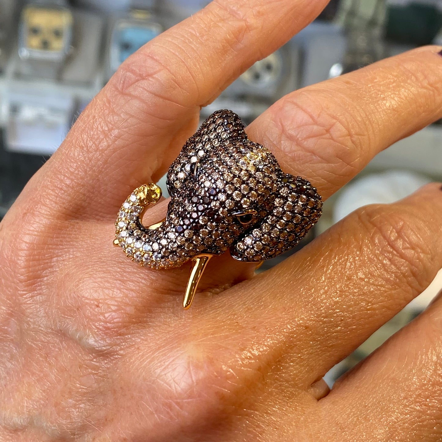 REBECCA Urban Jungle | Elephant Ring - John Ross Jewellers