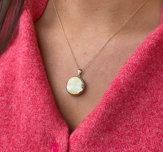 9ct Gold Tree Of Life Locket Necklace - John Ross Jewellers