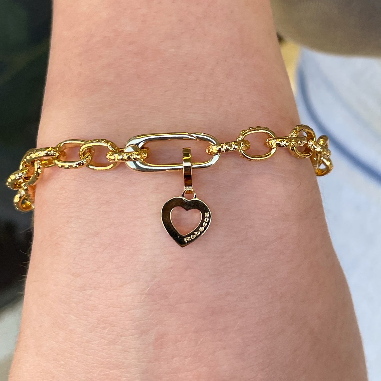 REBECCA MyWorld Charm - Gold | Heart - John Ross Jewellers