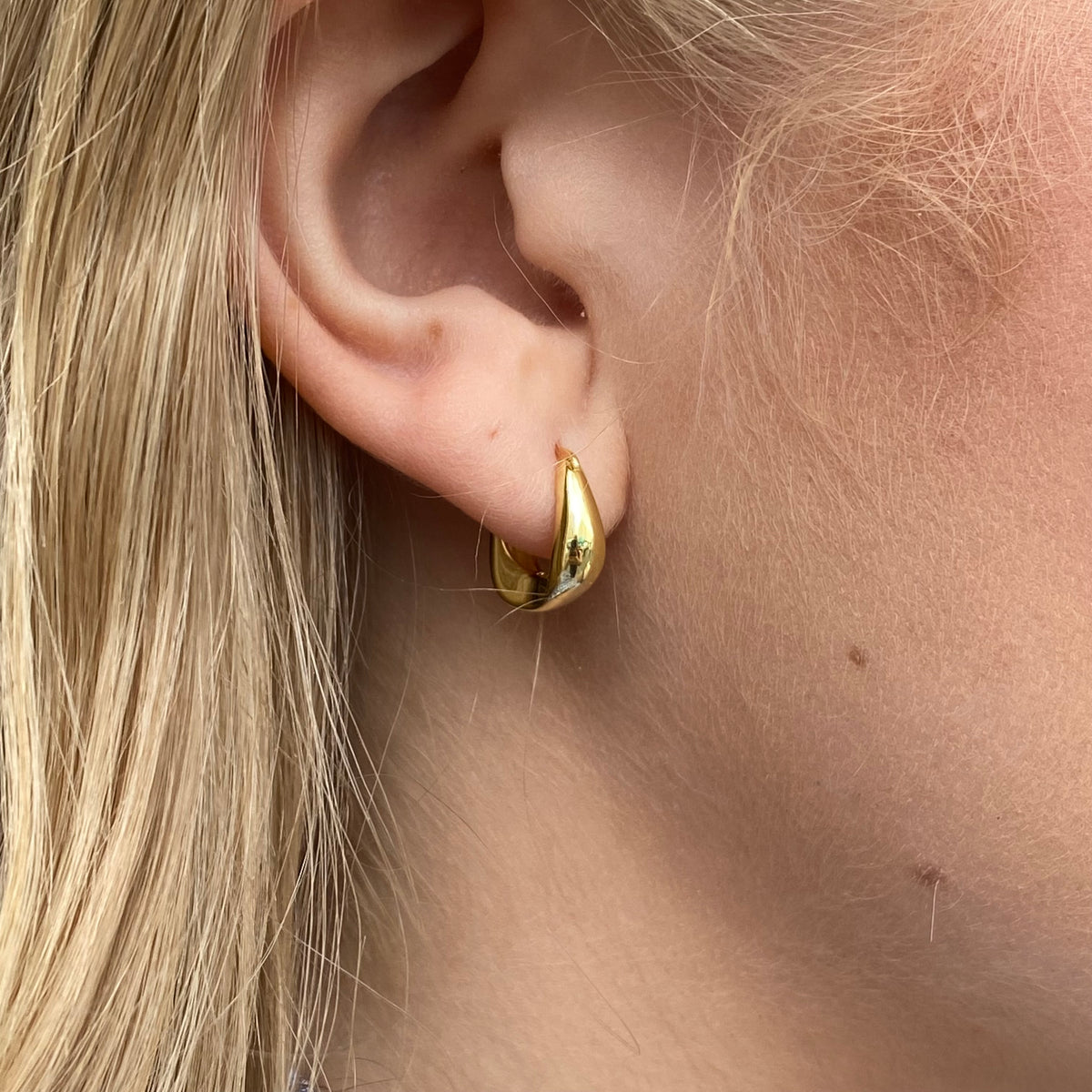 Sunshine Hoop Earrings