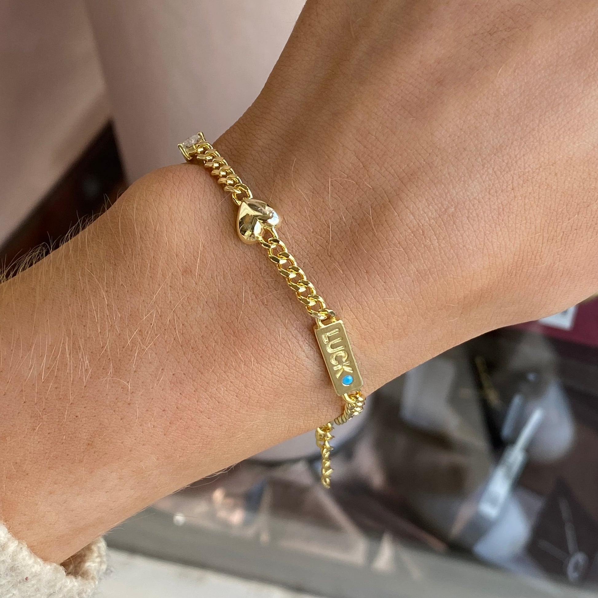 Sunshine Love & Turq Bracelet | 16+3cm - John Ross Jewellers