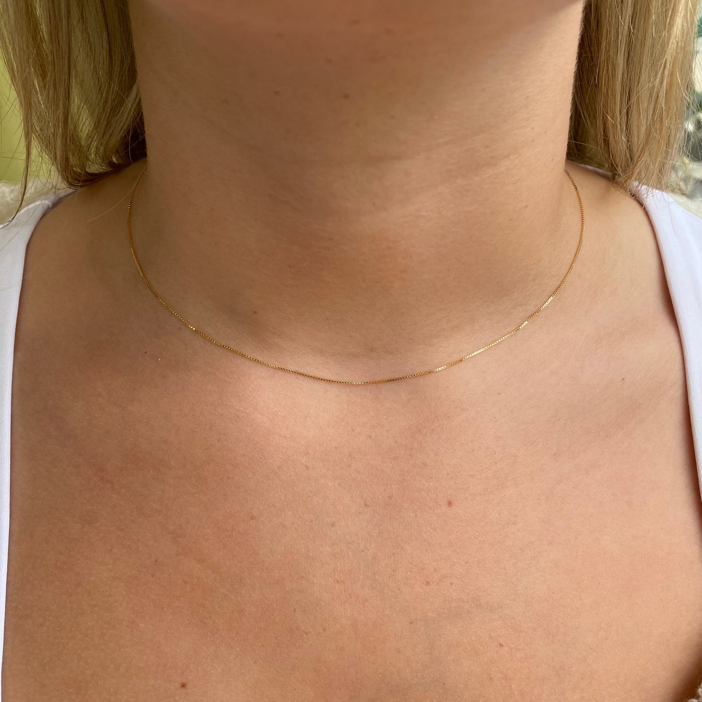 9ct Gold Fine Box Chain