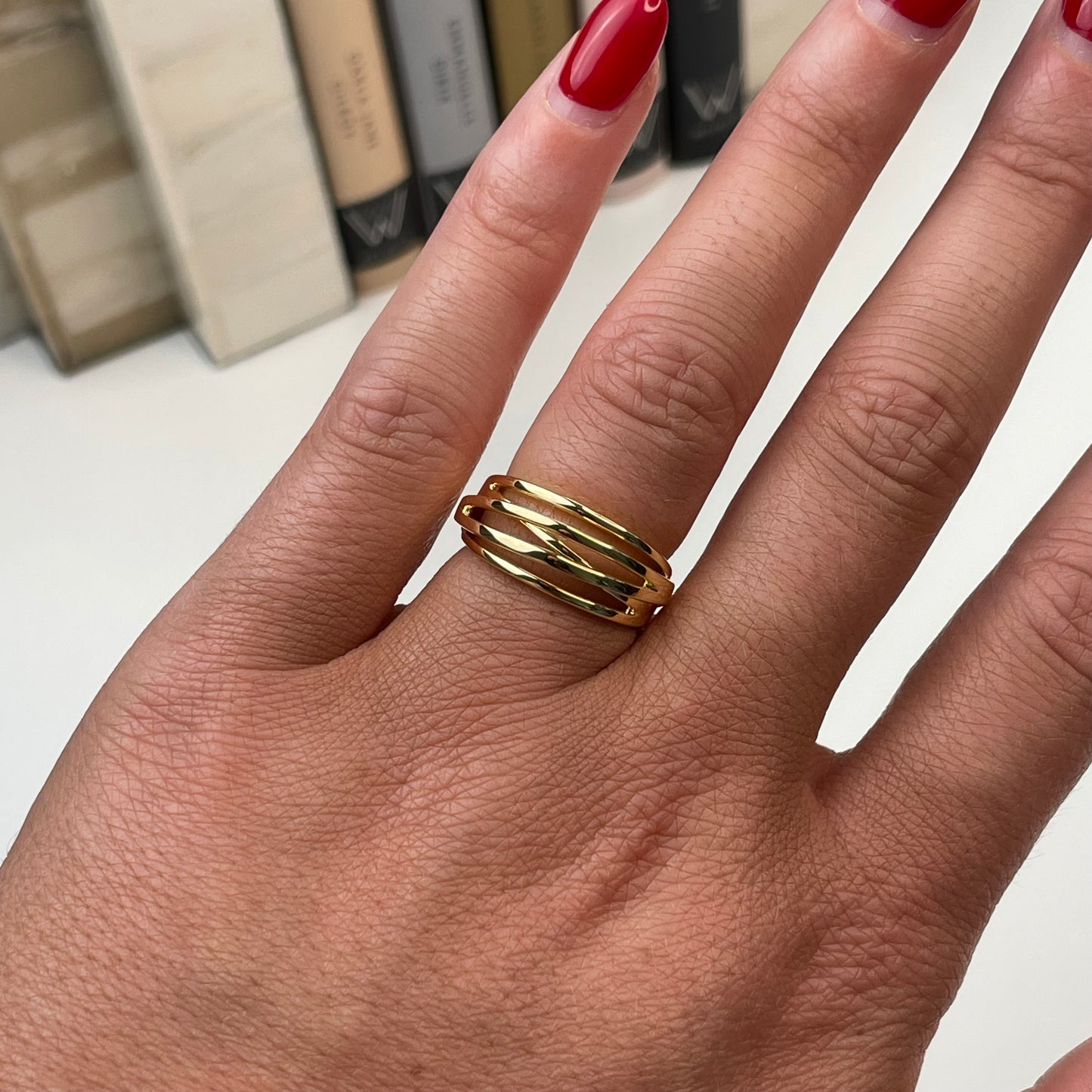Sunshine Ribbed Ring - John Ross Jewellers