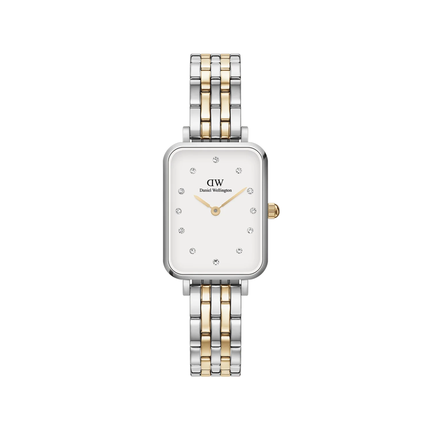 Daniel Wellington Quadro Lumine 5-Link Two-Tone | 20mm x 26mm - John Ross Jewellers