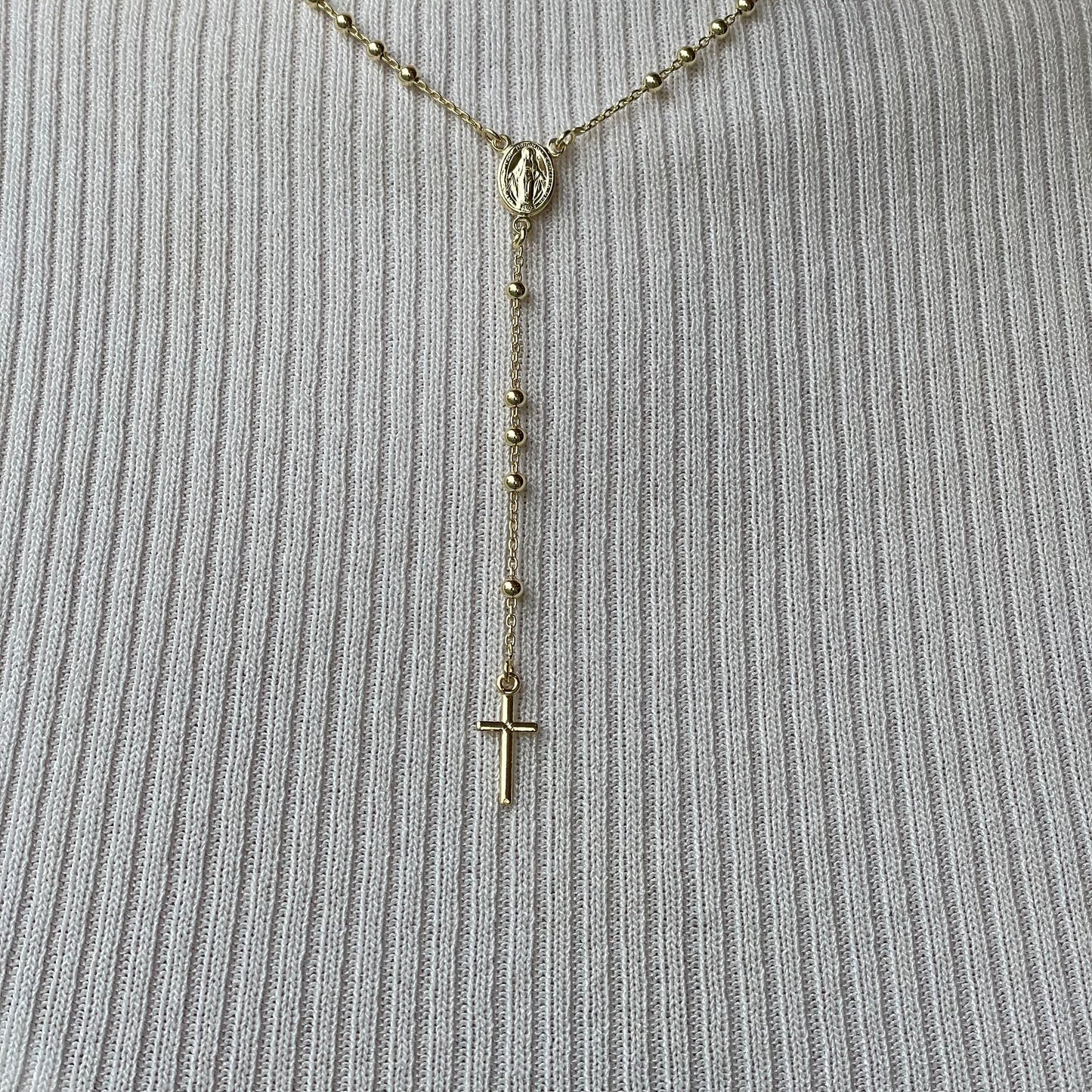 Sunshine Rosary Beads Necklace | 48cm - John Ross Jewellers