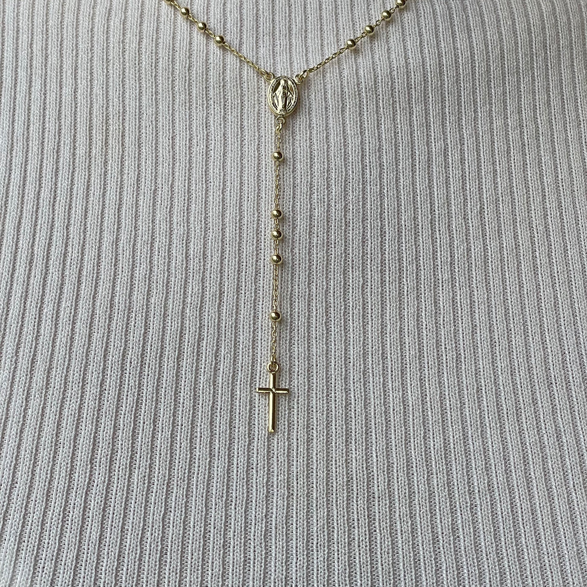 Sunshine Rosary Beads Necklace | 48cm - John Ross Jewellers