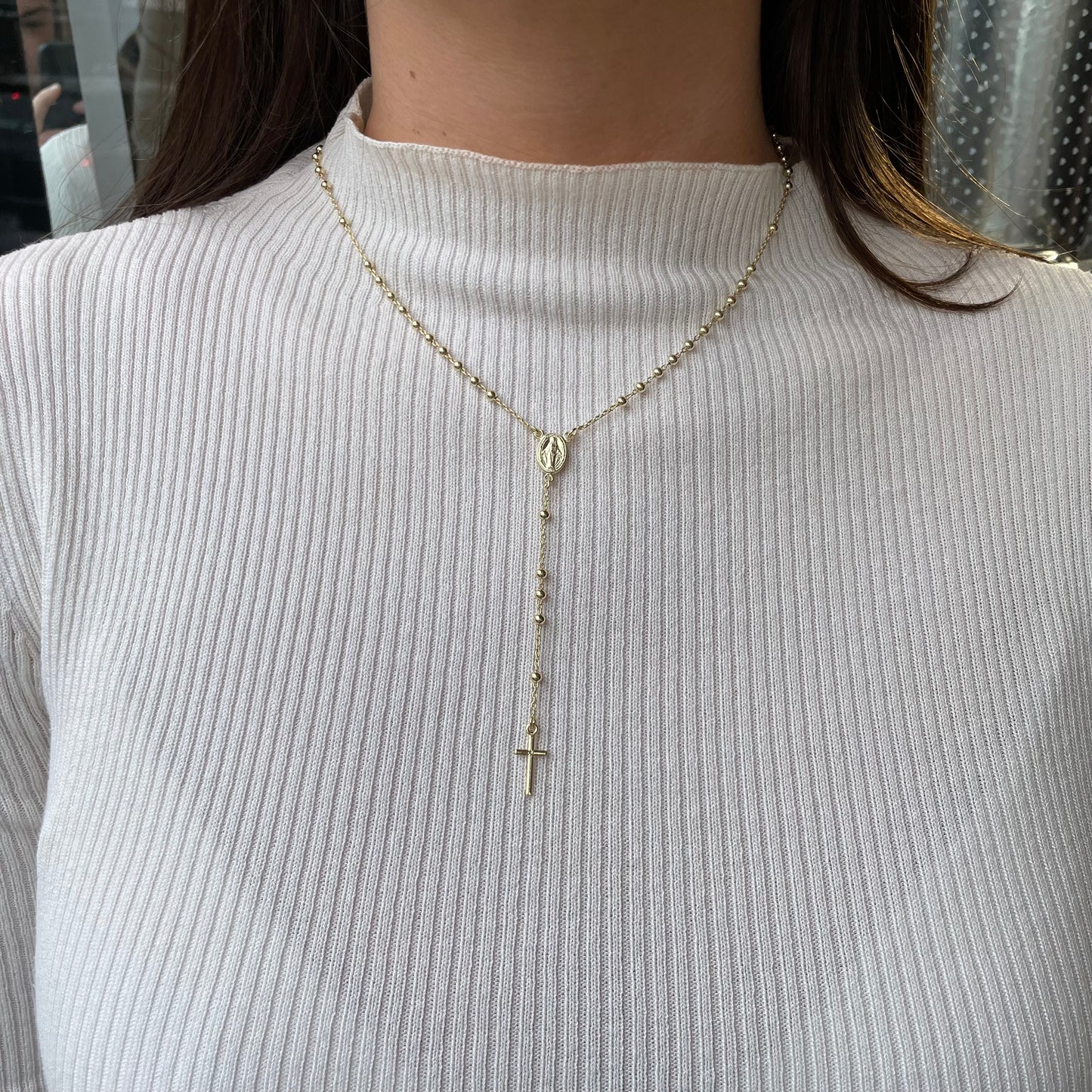 Sunshine Rosary Beads Necklace | 48cm - John Ross Jewellers