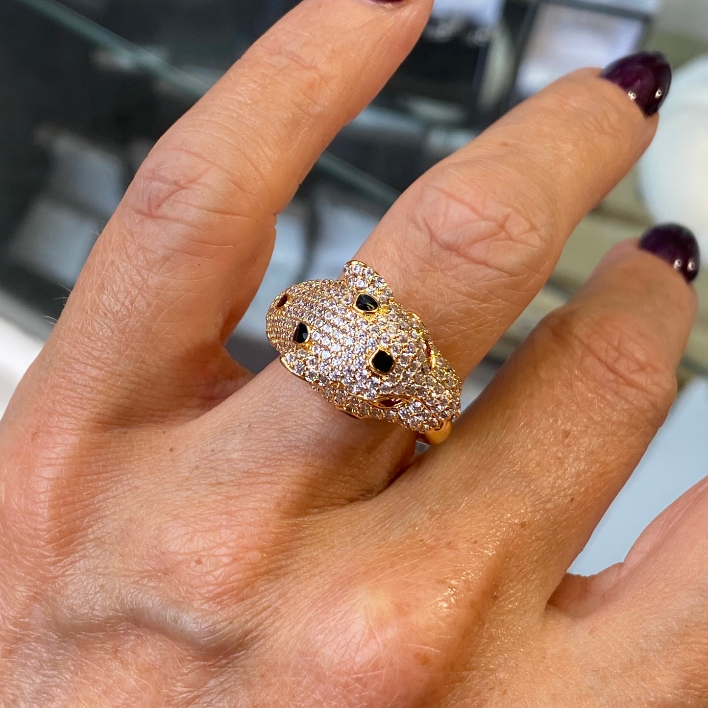 REBECCA Urban Jungle | Panther Ring - John Ross Jewellers