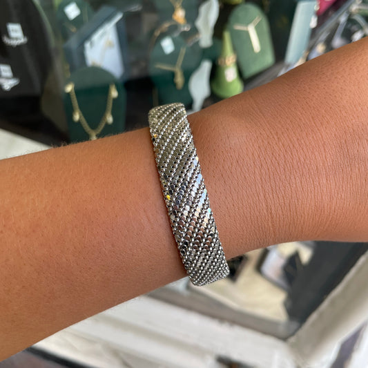 REBECCA Silver Athena Cuff