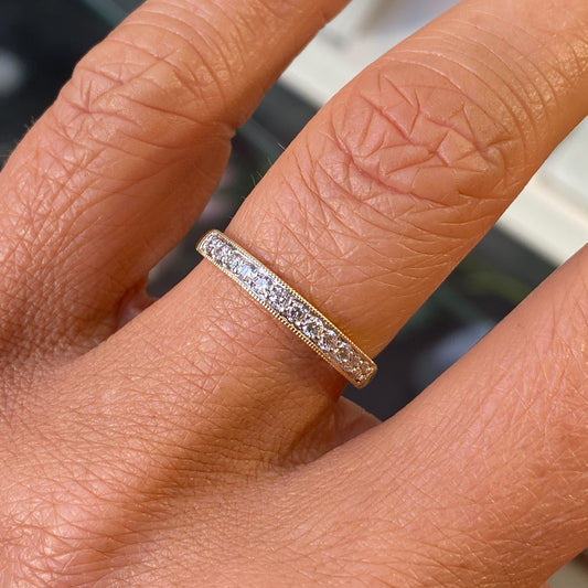 18ct Gold Diamond Eternity/Wedding Ring | 0.50ct - John Ross Jewellers