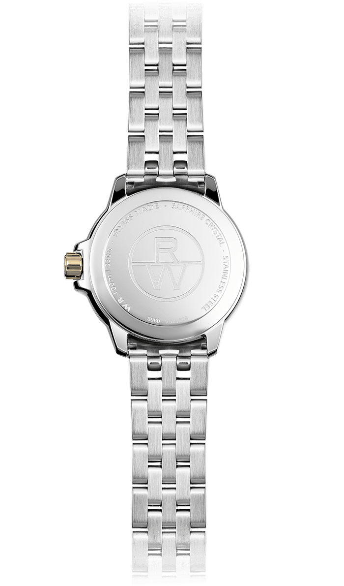 Raymond Weil Lady TANGO Two-Tone, 8 Diamonds | 30mm - John Ross Jewellers
