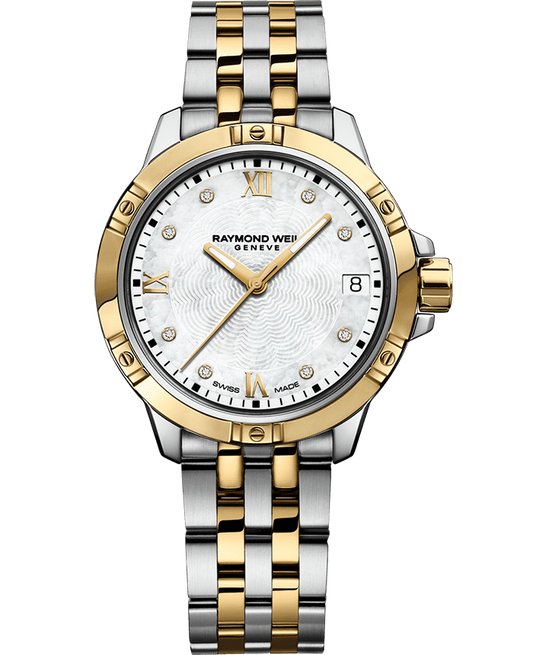 Raymond Weil Lady TANGO Two-Tone, 8 Diamonds | 30mm - John Ross Jewellers