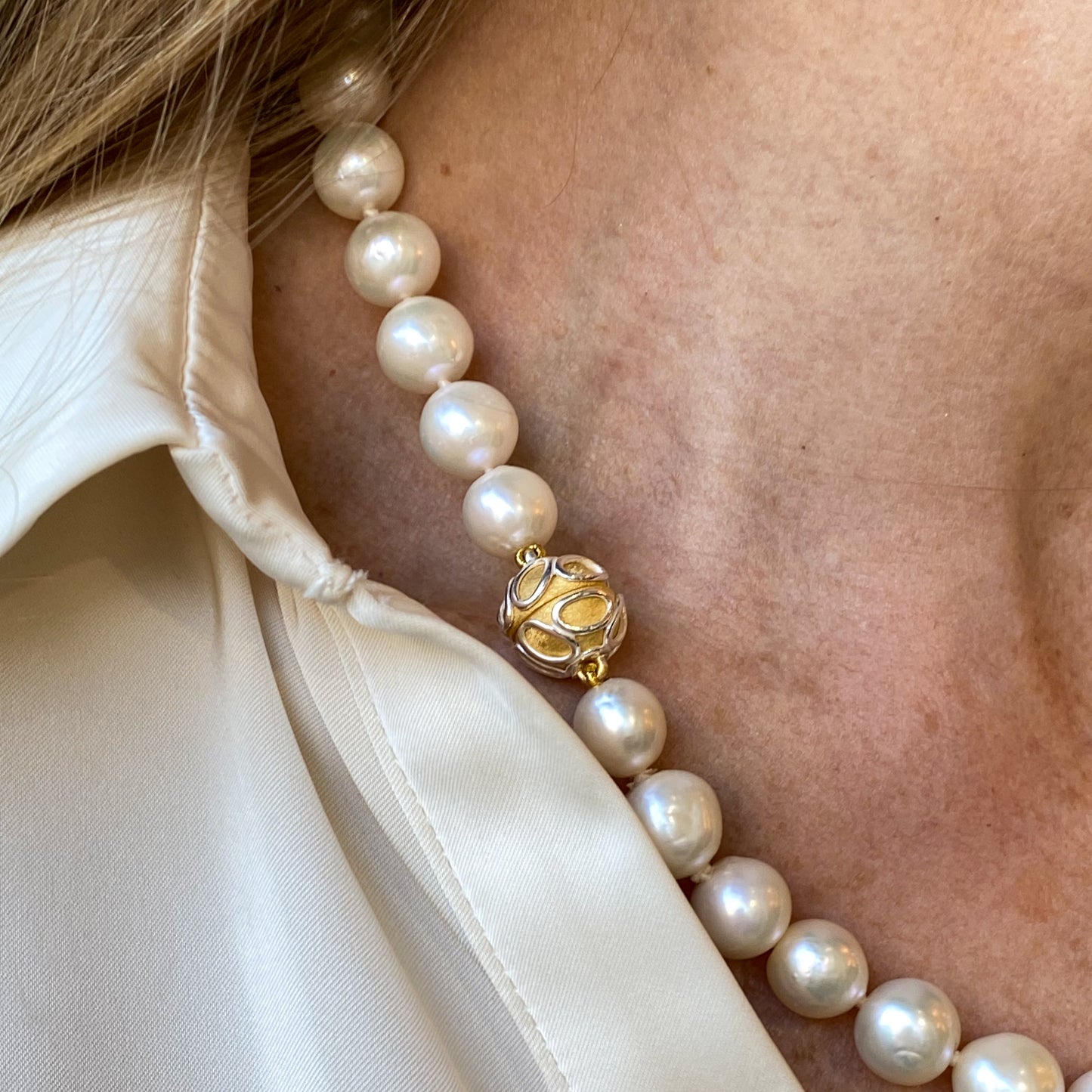 Freshwater Cultured Pearl Necklace | 9mm-11mm - John Ross Jewellers
