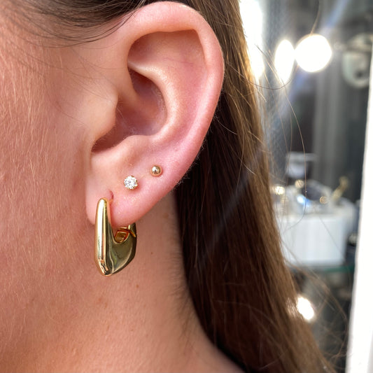 Sunshine Handbag Hoop Earrings - John Ross Jewellers