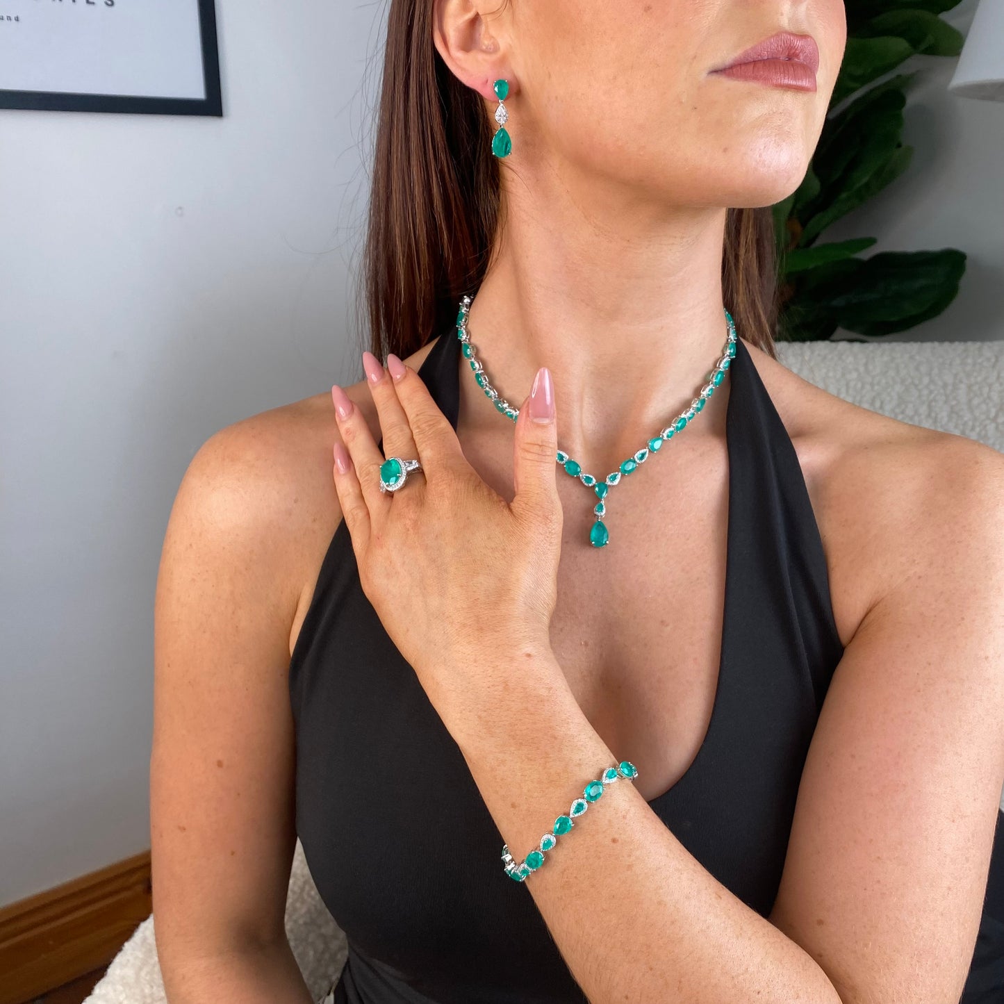 Silver Duchess Drop Earrings - John Ross Jewellers