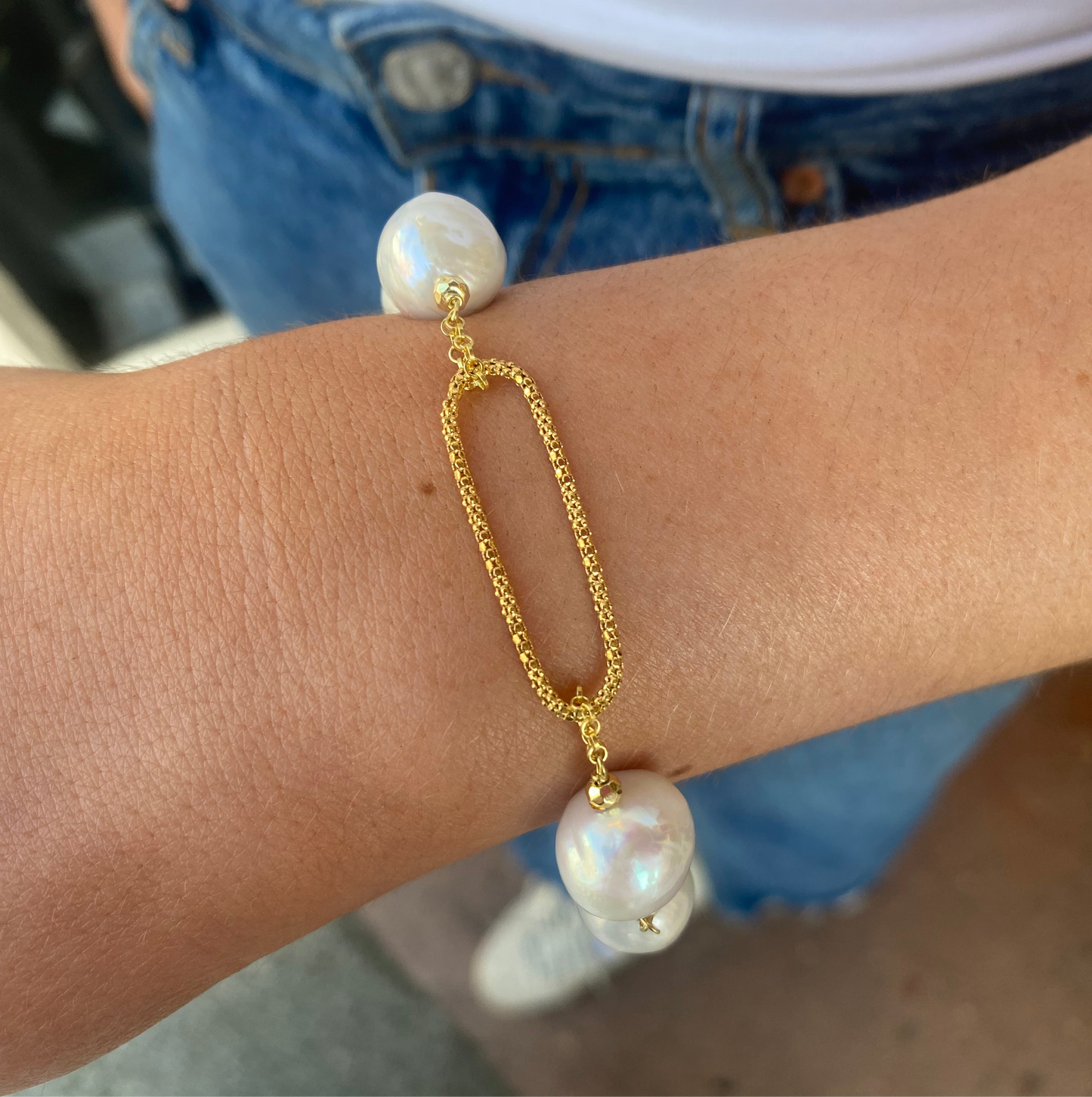 Baroque Bracelet | Marsia | Freshwater Pearl - John Ross Jewellers