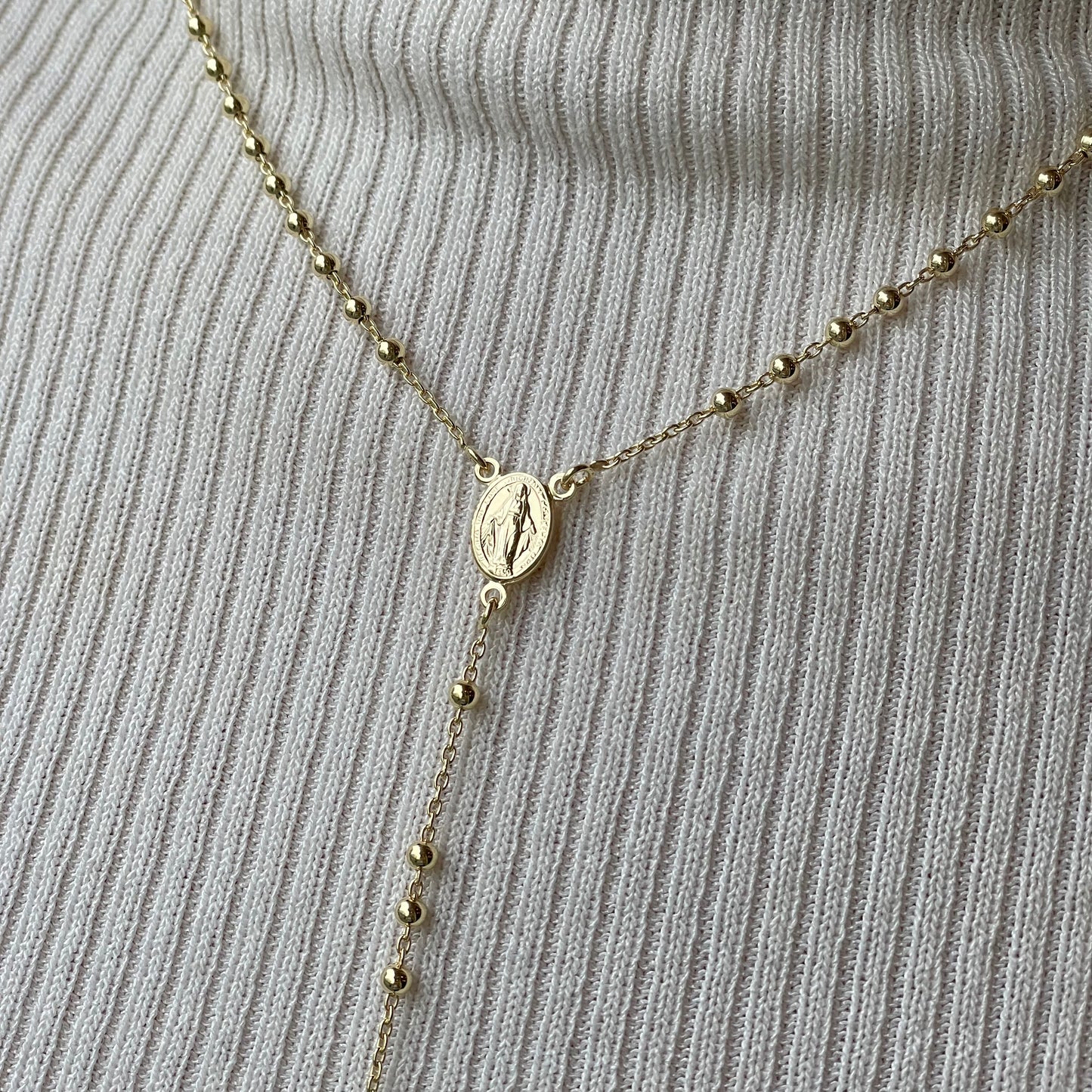 Sunshine Rosary Beads Necklace | 48cm - John Ross Jewellers